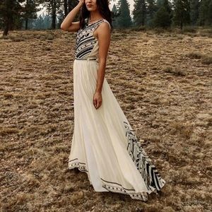 Mara Hoffman x Free People black/cream wedding